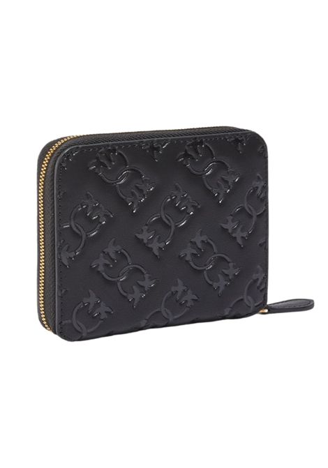 Portafoglio Pinko donna 100249 A1YBZ99Q nero oro PINKO | Portafogli | 100249 A1YBZ99Q